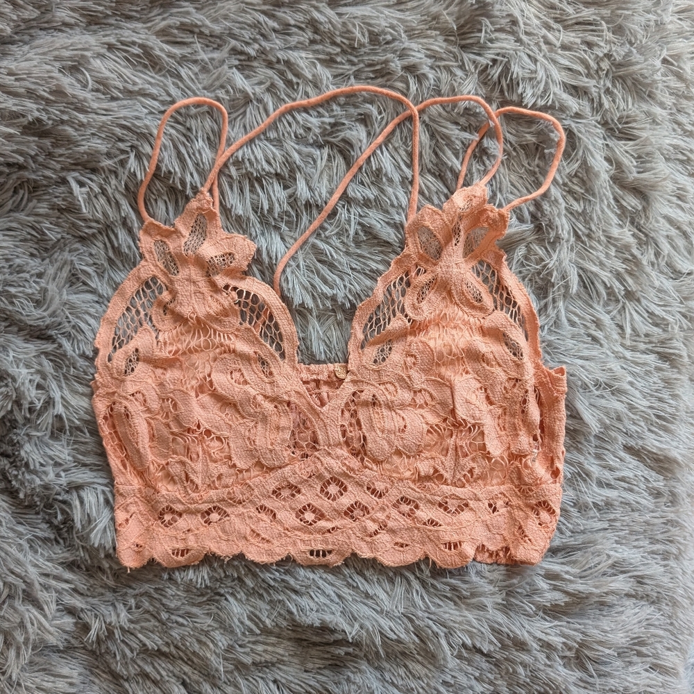 NEW Free People Adella Longline Bralette XS